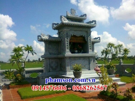 Lăng thờ đá đẹp – cây hương nghĩa trang