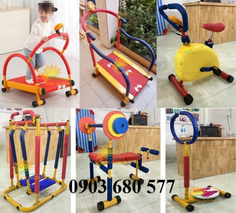 Thiết bị tập gym trẻ em cho trường mầm non, khu vui chơi, công viên