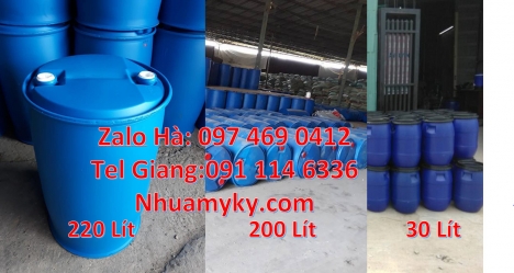 Thùng phi đai sắt, thùng phi đai nhựa, Thùng Phuy 100 Lít, Thùng Phi 30 Lít Thùng phi 30l nắp mở, Ph
