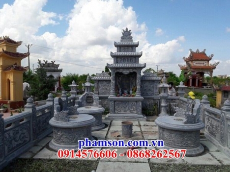 Lăng thờ đá đẹp – cây hương nghĩa trang