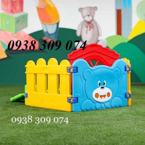 Nhà banh nhựa mini nhập khẩu cao cấp dành cho bé