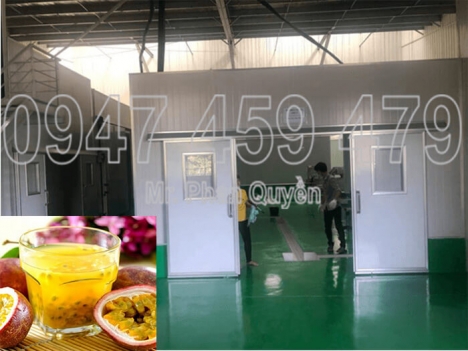 lắp đặt kho lạnh bảo quản chanh dây