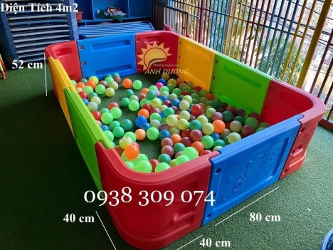 Nhà banh nhựa mini nhập khẩu cao cấp dành cho bé