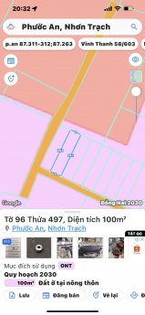 Cần Bán Gấp Nền Đất Full Thổ Cư H. Nhơn Trạch - Giảm Ngay 100Tr