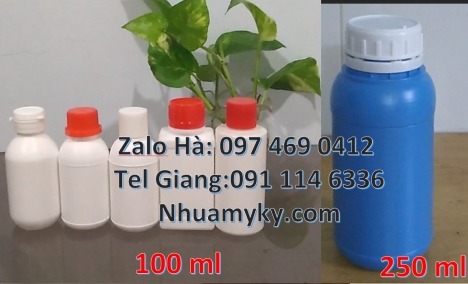 Chai 30ml đựng thuốc sâu, chai 30 ml đựng mẫu thử, Chai 250 ml đựng thuốc sâu, chai 250 ml đựng mẫu