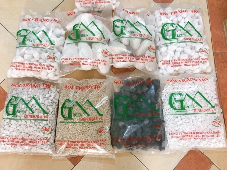 Sỏi trang trí sân vườn tiểu cảnh giá tốt tại Hà Nội