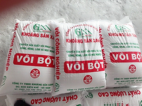 Khoáng Sản Xanh sản xuất và phân phối các sản phẩm Vôi Nông Nghiệp trên cả nước: