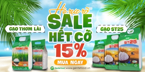 HOT!!!!!! ST25 GENTE FOOD TÚI 2KG 88,000 CHỈ CÒN 68,000