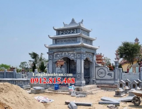 Bán 15 Mẫu lăng mộ đá xanh rêu cao cấp theo yêu tại các tỉnh thành toàn quốc