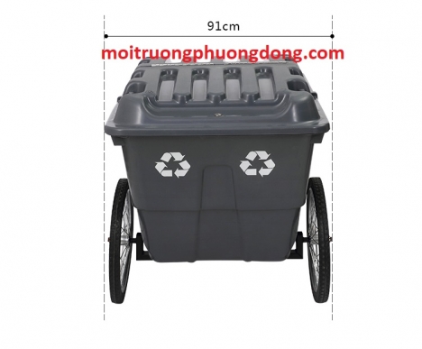 Nơi bán xe rác 400 lít bằng nhựa ,xe tho gom rác 400L