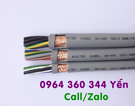 Cáp điều khiển Altek Kabel có băng đồng chống nhiễu
