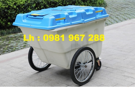 Nơi bán xe rác 400 lít bằng nhựa ,xe tho gom rác 400L