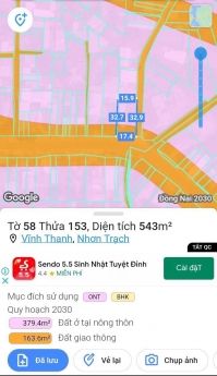 GIẢM GIÁ BÁN NHANH LÔ GÓC MẶT TIỀN Đ.HÙNG VƯƠNG XÃ VĨNH THANH CÓ 300M2 THỔ