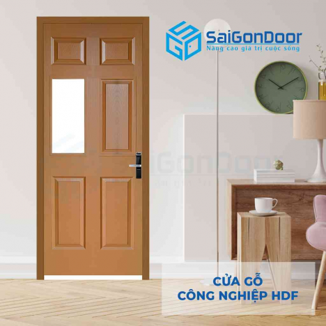 Cửa gỗ công nghiệp HDF cao cấp