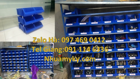 Kệ xanh duy tân, Hộp đựng đinh tán, khay linh kiện, bán khay nhựa, thùng nhựa đựng phụ tùng, Khay li