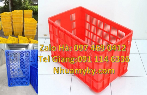 Rổ nhựa đựng trái cây, thùng nhựa đựng hải sản, Sóng nhựa bít 2T5, Sóng nhựa bít 1T9, sóng nhựa, th