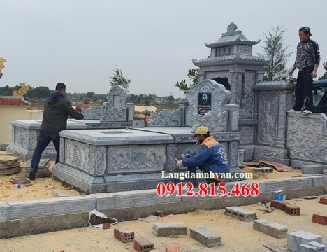 Mộ đá đôi đẹp bán tại Hậu Giang – Bán mẫu mộ đôi để tro cốt ở Hậu Giang