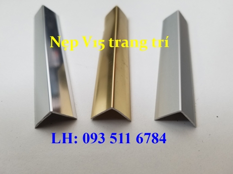 Nẹp nhôm cầu thang - Nẹp V Inox