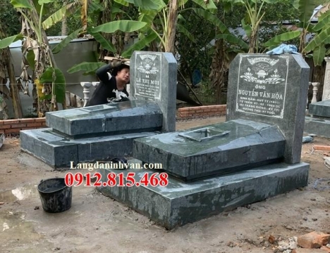Mộ đá đôi đẹp bán tại Hậu Giang – Bán mẫu mộ đôi để tro cốt ở Hậu Giang