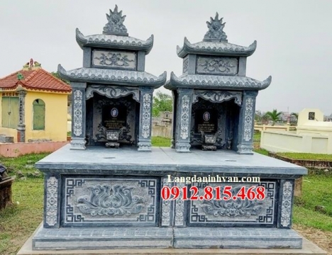 Mộ đôi đẹp tại Sóc Trăng – Bán mẫu mộ đá đôi để tro cốt tại Sóc Trăng