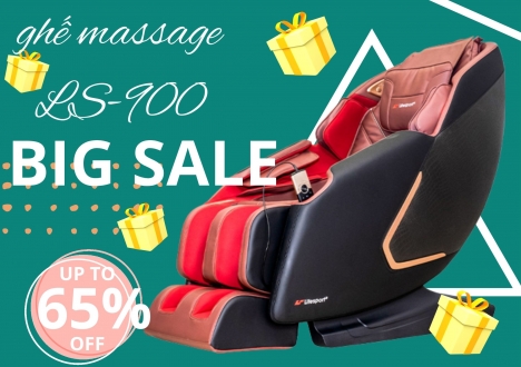 GHẾ MASSAGE LIFESPORT 900 CHUYÊN GIA CHĂM SÓC SỨC KHỎE -Gọi 097122O774 NHẬN VOCHER  GIẢM 10TRT