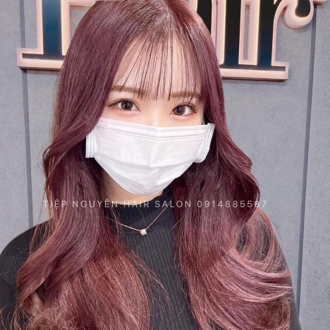 Nhuộm uốn tóc giá rẻ, tóc bob uốn cụp mái bay Tiệp Nguyễn Hair Salon