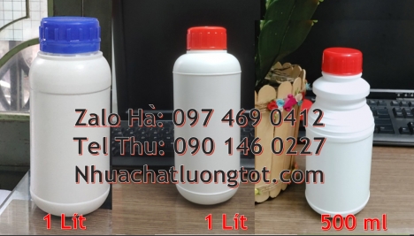 Chai nhựa 30 ml trắng đục, chai nhựa 30 ml, chai hóa chất hdpe, Chai nhựa 250 ml trắng đục, Chai nhự