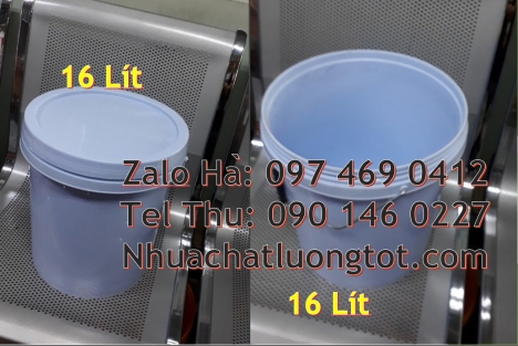 Xô nhựa đựng sơn 22 lít. Thùng sơn 5l quai nhựa, Xô nhựa 22 lít, thùng nhựa 19 l quai sắt Thùng sơ
