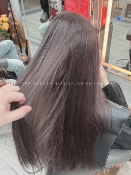 Uốn tóc xoăn gợn sóng nước mái bay cho nàng mặt tròn, tóc bob uốn xoăn - Tiệp Nguyễn Hair Salon