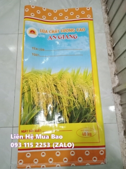 Chuyên sản xuất, thiết kế in bao lúa giống, bao đựng gạo