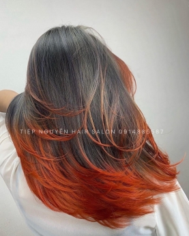 Uốn tóc xoăn ngang vai, Tóc bob tỉa layer cho nàng mái bay Tiệp Nguyễn Hair