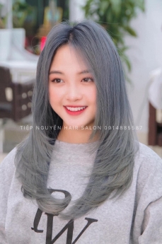 Tóc uốn xoăn, Tóc bob uốn xoăn cụp đuôi Tiệp Nguyễn Hair Salon