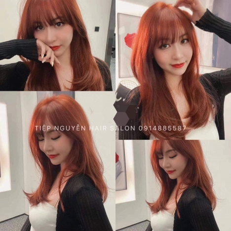 Tóc uốn cụp ngắn ngang vai, tóc bob uốn xoăn gợn sóng - Tiệp Nguyễn Hair Salon