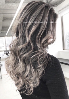 Tóc bob uốn xoăn, tóc bob uốn cụp ngang vai cho nàng mái dài  - Tiệp Nguyễn Hair Salon