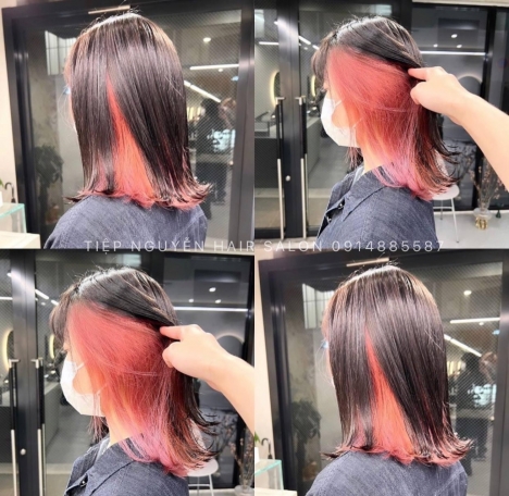 Tóc xoăn Uốn tóc xoăn ngắn ngang vai, Tóc bob tỉa layer Tiệp Nguyễn Hair Salon