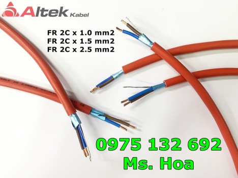 Cáp chống cháy chống nhiễu 2x2.5, 0.6/1kV Altek Kabel