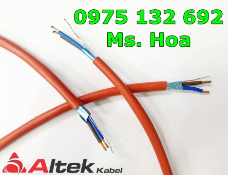 Cáp chống cháy chống nhiễu 2x2.5, 0.6/1kV Altek Kabel