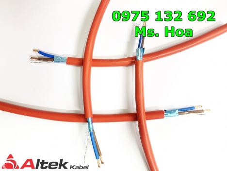 Cáp chống cháy chống nhiễu 2x2.5, 0.6/1kV Altek Kabel