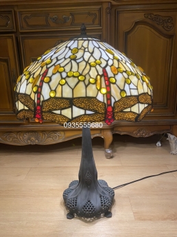 Giao lưu đèn tiffany chuồn chuồn cổ