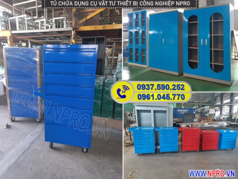 Tủ chứa đồ nghề vật tư có bảng treo, tủ treo dụng cụ cơ khí