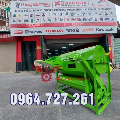 Máy tuốt lúa, tuốt hạt mini VMTL455