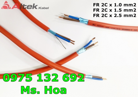 Cáp chống cháy chống nhiễu 2x2.5, 0.6/1kV Altek Kabel