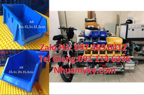 Kệ đựng phụ kiện duy tân, Kệ nhựa cỡ đại, khay đựng ốc vít, khay linh kiện xanh, khay đựng linh kiện