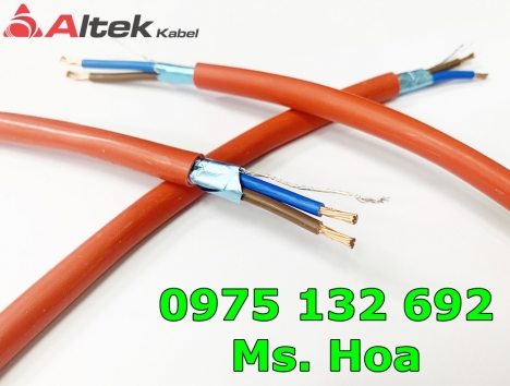 Cáp chống cháy chống nhiễu 2x1.5mm + E 0.6/1kV Altek Kabel