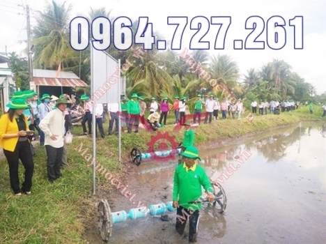 Máy gieo hạt, sạ lúa thủ công 6 trống