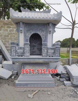 014 Mẫu miếu thờ bằng đá khối