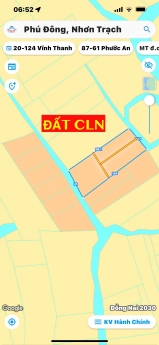 Đất vườn sinh thái Xã Phú Đông - Nhơn Trạch - chỉ từ 1,2tr/m2 !