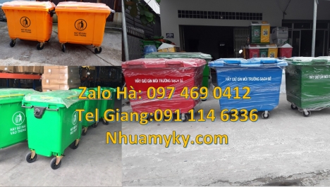 Xe tải thu gom rác, báo giá xe đẩy rác 1000 lít, Xe gom rác, Xe gom rác 500L, Xe thu gom rác đẩy tay