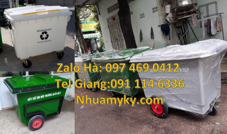 Xe tải thu gom rác, báo giá xe đẩy rác 1000 lít, Xe gom rác, Xe gom rác 500L, Xe thu gom rác đẩy tay