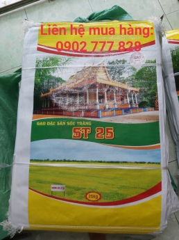 Bao pp dệt, bao đựng gạo 5kg, 10kg, bao đựng gạo giá rẻ
